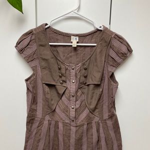 Edme & Esyllte short sleeve blouse, sz 12, Anthro